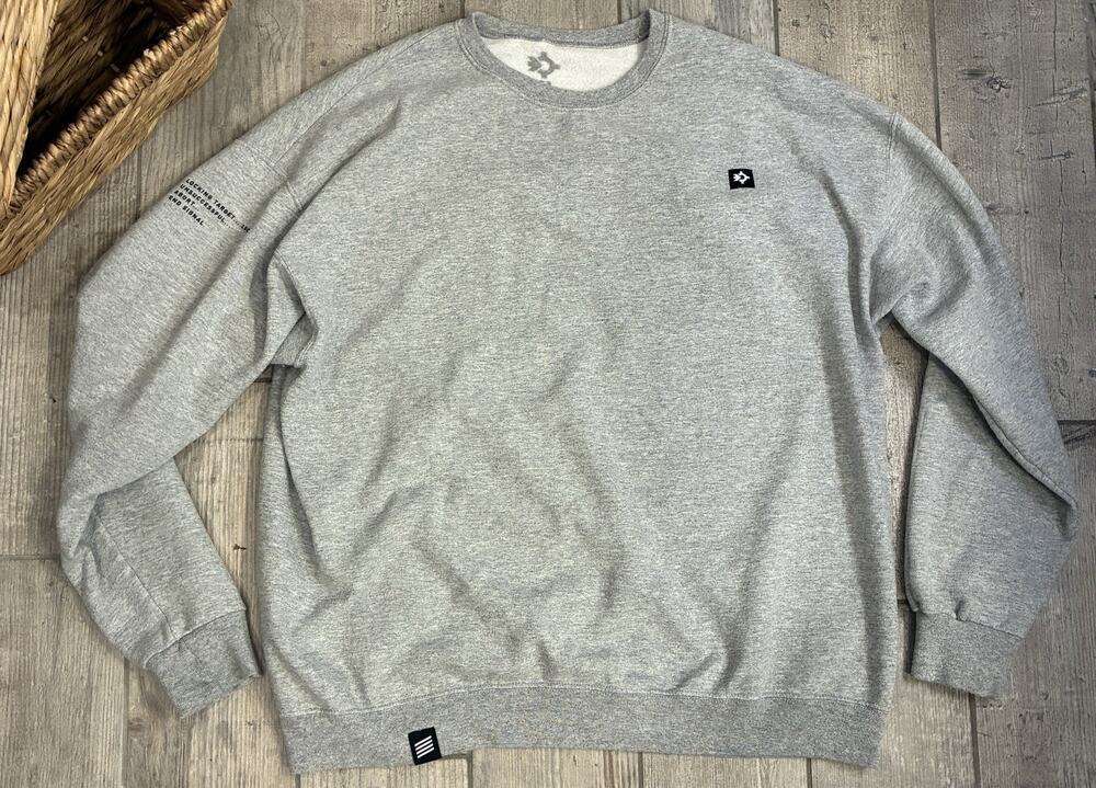 XL Shroud Cyberpunk Techwear Sweatshirt Gray Pullover